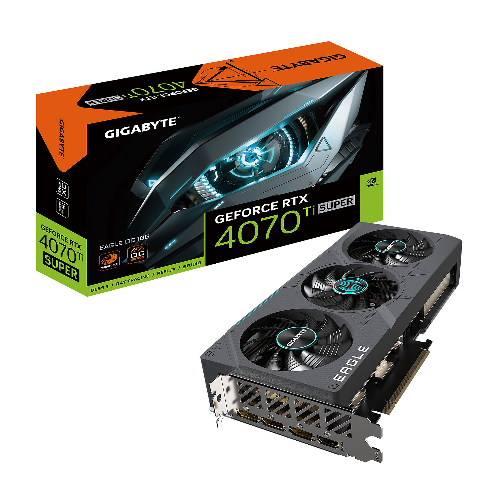 GPU RTX 4070TI SUPER 16GB GIGABYTE EAGLE OC